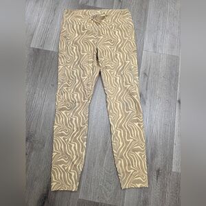 Outdoor‎ Voices Tan And Yellow Size Medium Leggings